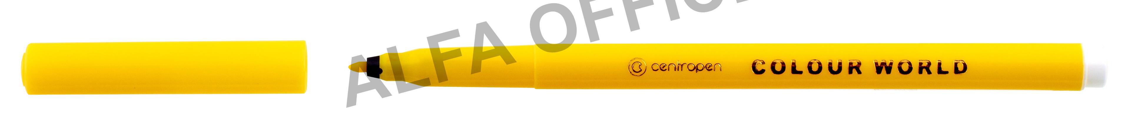 Popisovač Centropen 7550 / žlutá