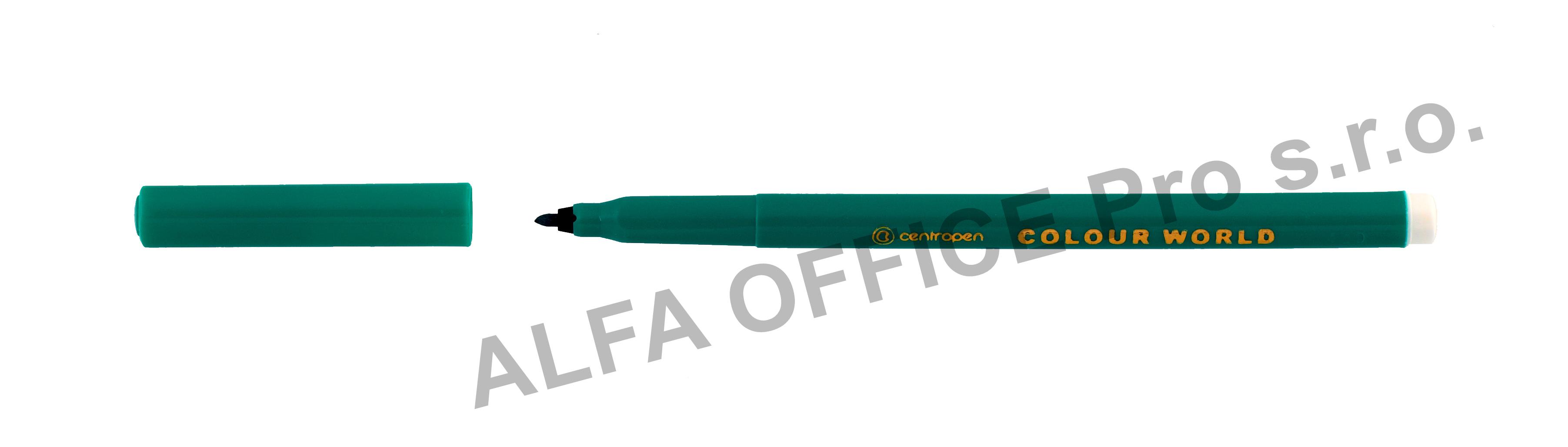 Popisovač Centropen 7550 / zelená