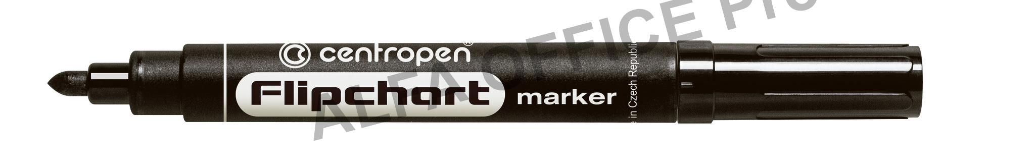 Značkovač Centropen 8550 Flipchart - černá