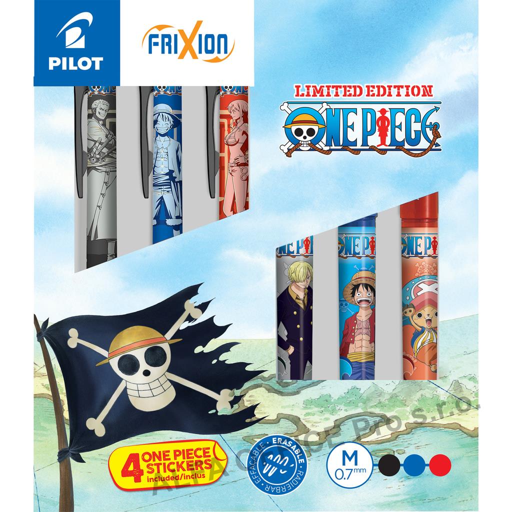 Roller Frixion Ball + Frixion Ball plus 0,7mm One Piece - sada 6 ks