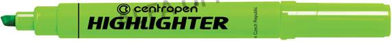 Zvýrazňovač Centropen HIGHLIGHTER 8552 / zelená