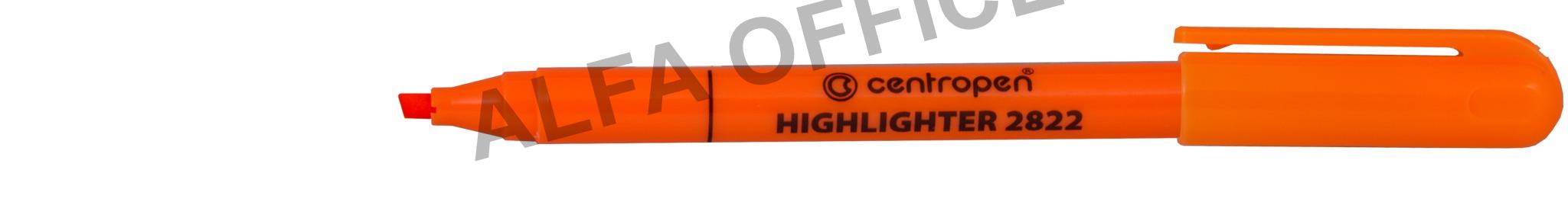 Zvýrazňovač Centropen 2822 / oranžová