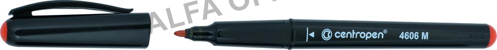 Popisovač Centropen CD / DVD / BD 4606 pen - červená