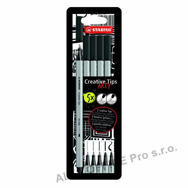 Popisovače STABILO® Creative Tips - sada 5 ks