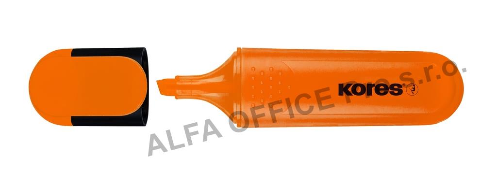 Zvýrazňovač Kores Bright Liner / oranžová