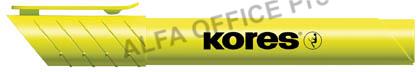 Zvýrazňovač Kores High Liner PLUS / žlutá