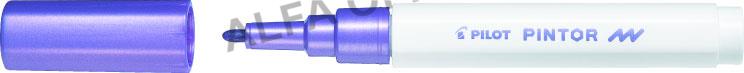 Popisovač Pilot Pintor F / metalická fialová