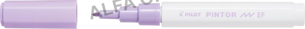 Popisovač Pilot Pintor EF / pastelově fialová
