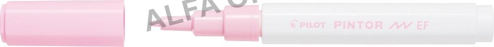 Popisovač Pilot Pintor EF / pastelově růžová