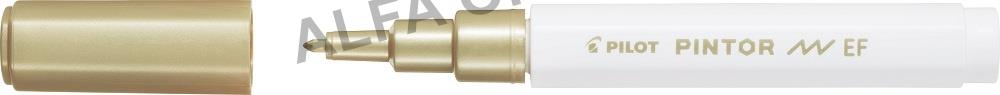 Popisovač Pilot Pintor EF / zlatá
