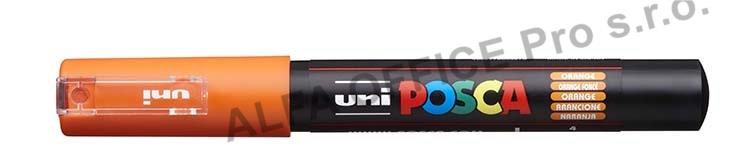 Posca popisovač / 0,7 mm - oranžová