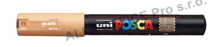 Posca popisovač / 0,7 mm - sv. oranžová