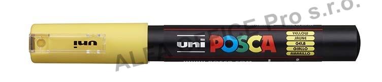 Posca popisovač / 0,7 mm - žlutá