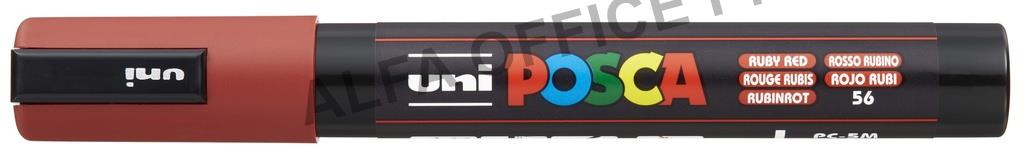 Posca popisovač / 2,5 mm - ruby červená
