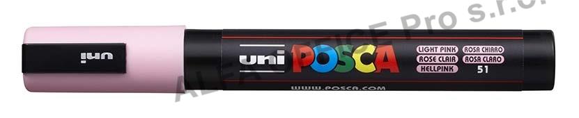 Posca popisovač / 2,5 mm - sv. růžová