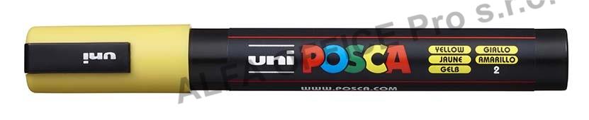 Posca popisovač / 2,5 mm - žlutá