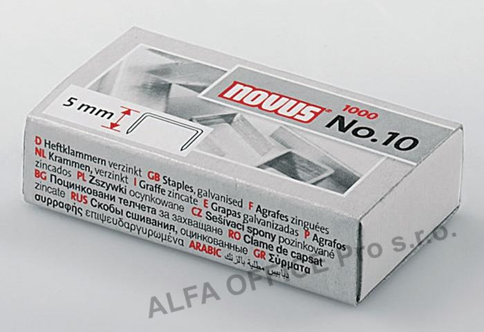Spojovače Novus - mini č.10 / 1000 ks