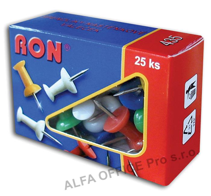 Špendlíky na nástěnku RON - 25 ks