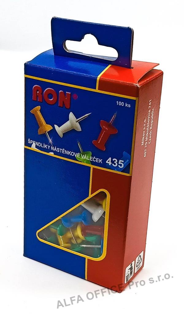 Špendlíky na nástěnku RON - 100 ks