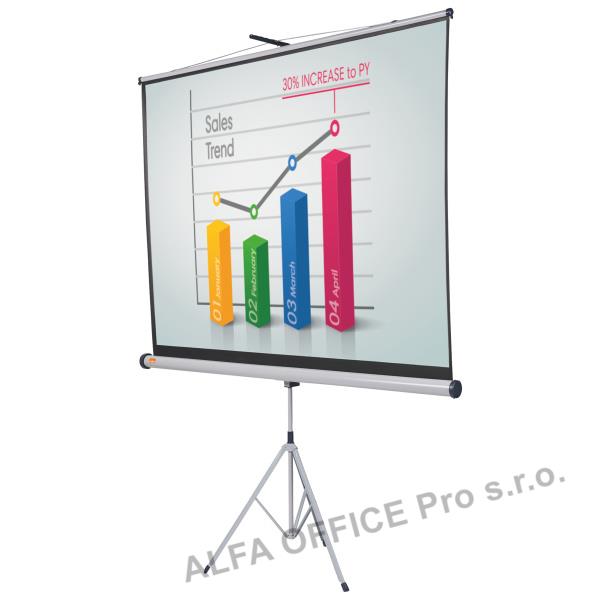 Plátno projekční 16:10 s podstavcem - 2000 x 1310 mm