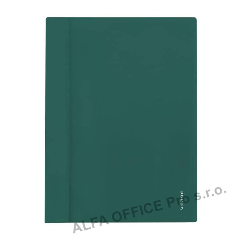 Rychlovazač A4 VERDE s kapsou - zelená