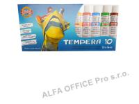 Temperové barvy - 10 barev / tuby 16 ml