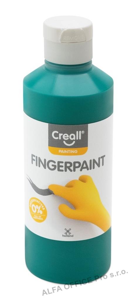 Prstové barvy Creall Happy - zelená / 250 ml