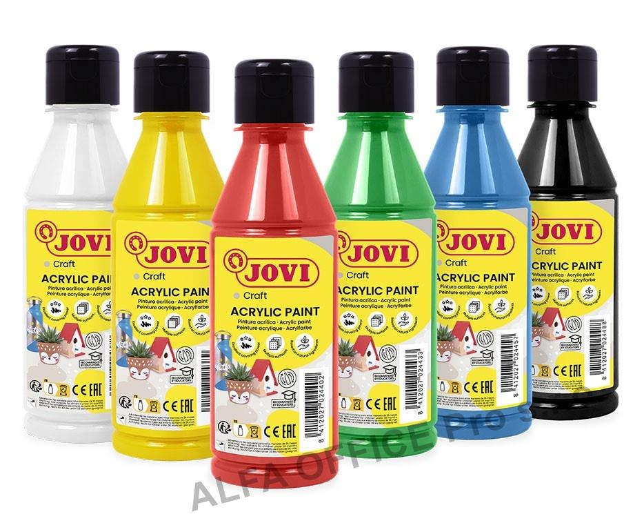 Akrylové barvy JOVI DECOR - 6 x 250 ml