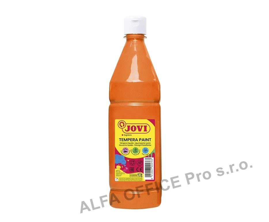 Tekuté temperové barvy JOVI PREMIUM v lahvi - 1000 ml / oranžová