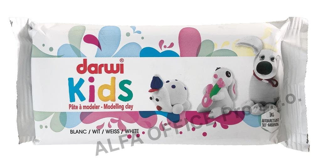 Modelovací hmota DARWI - bílá / 1 kg