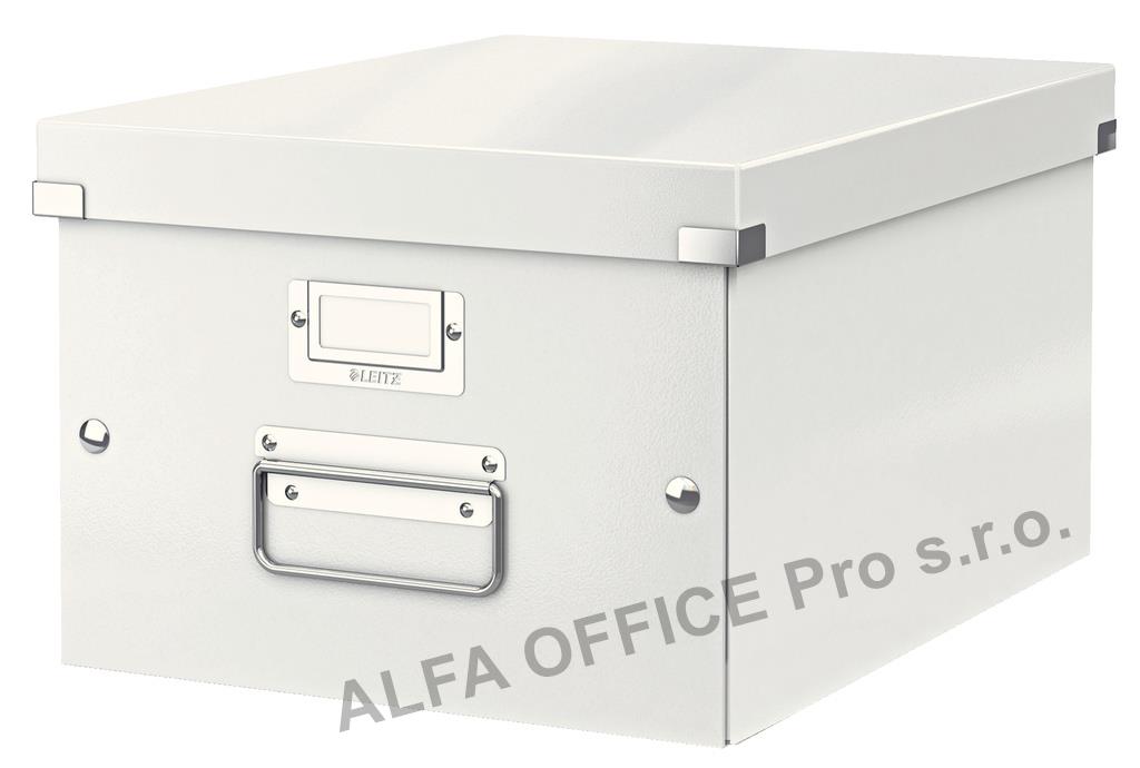 Krabice Leitz Click & Store - M střední / bílá