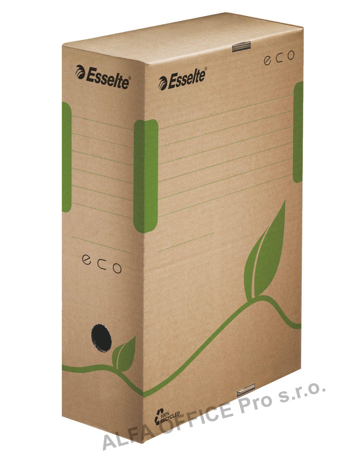 Archivní boxy ECO - hřbet 10 cm / hnědá / 623917