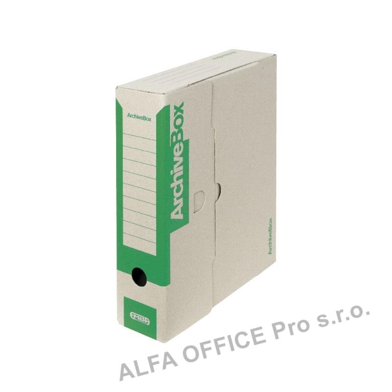 Archivní box Emba A4 hřbet 7,5 cm /  zelená