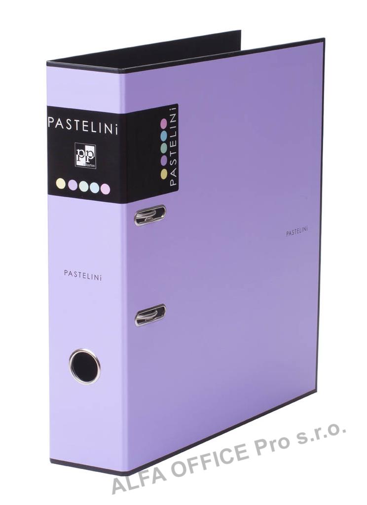 Pořadač A4 pákový PASTELINi - 7 cm / fialová