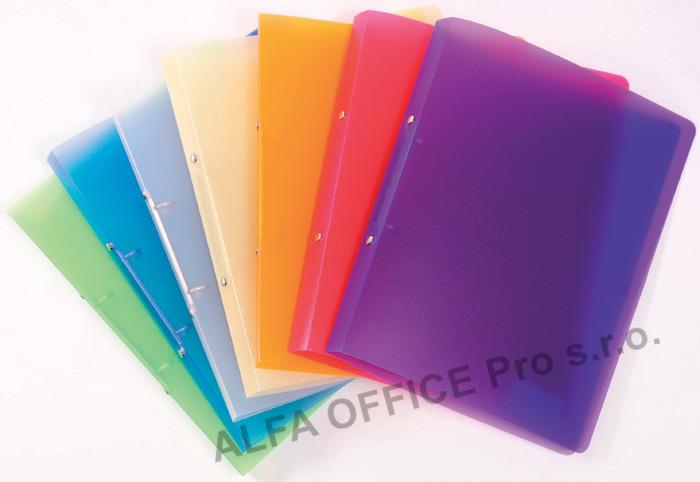 Desky A4 kroužkové Opaline - 2 - kroužek / modrá