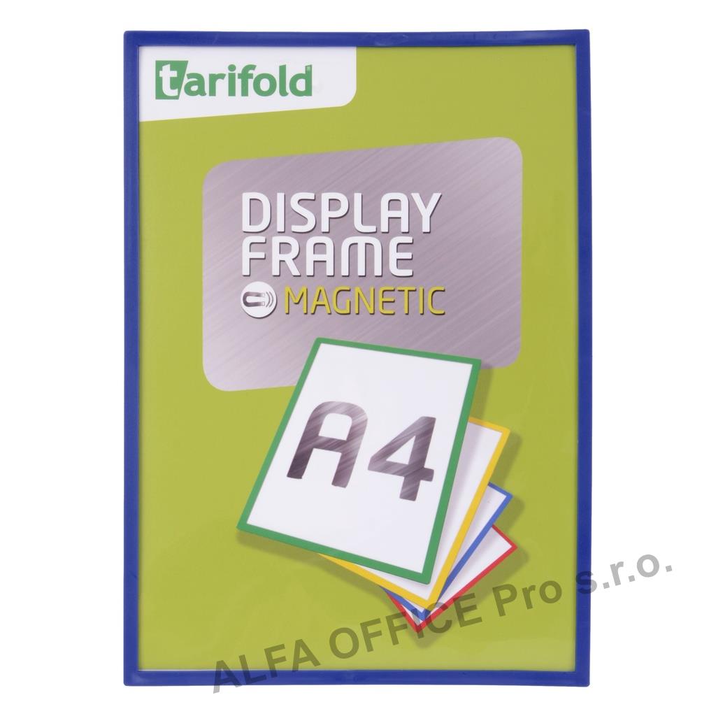 Kapsy magnetické Display Frame - A4 / modrá
