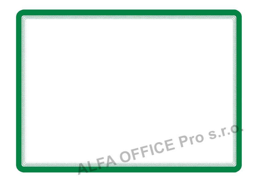 Kapsy magnetické Magneto - A4 / zelená / 2 ks