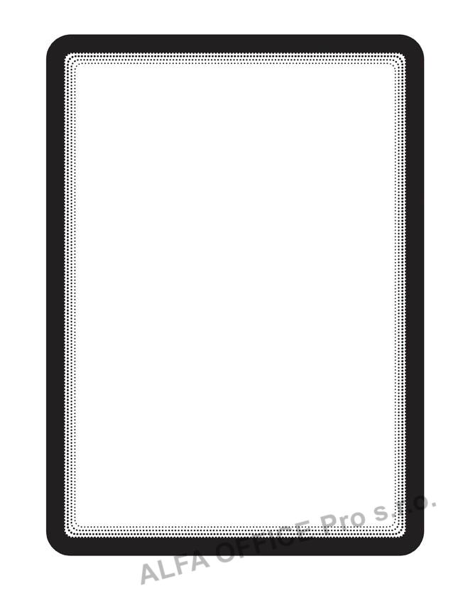 Kapsy magnetické Magneto - A4 / černá / 2 ks