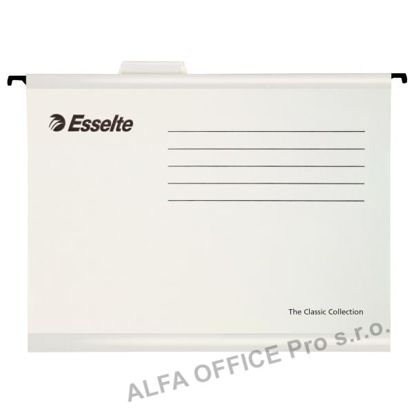 Závěsné desky Esselte Classic Collection - bílá