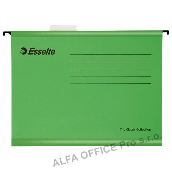 Závěsné desky Esselte Classic Collection - zelená
