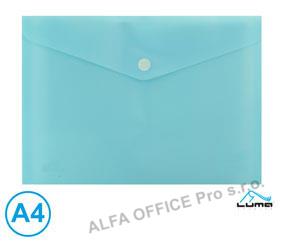 Spisové desky s drukem LUMA - A4 / pastelová modrá