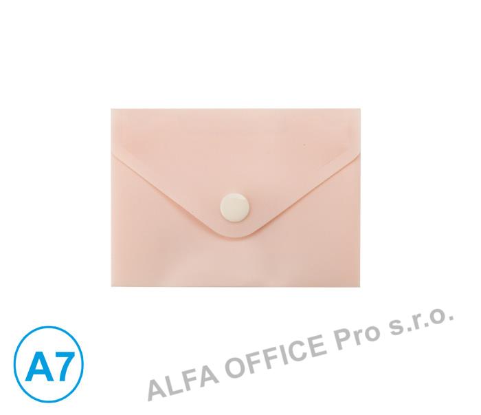 Spisové desky s drukem LUMA - A7 / pastelová oranžová