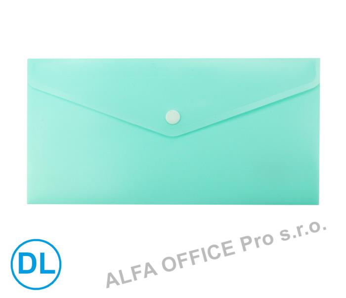 Spisové desky s drukem LUMA - DL / pastelová zelená