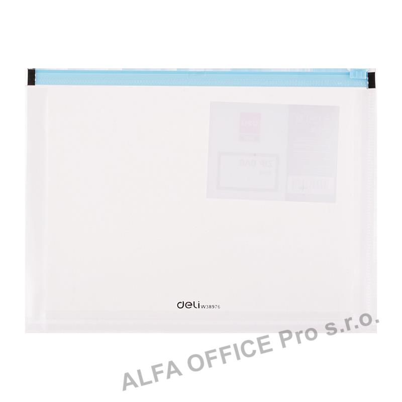 Spisové desky DELI Fashion na zip - A4 / barevný mix