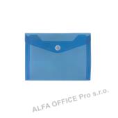 Spisové desky s drukem na šířku - A6 / modrá