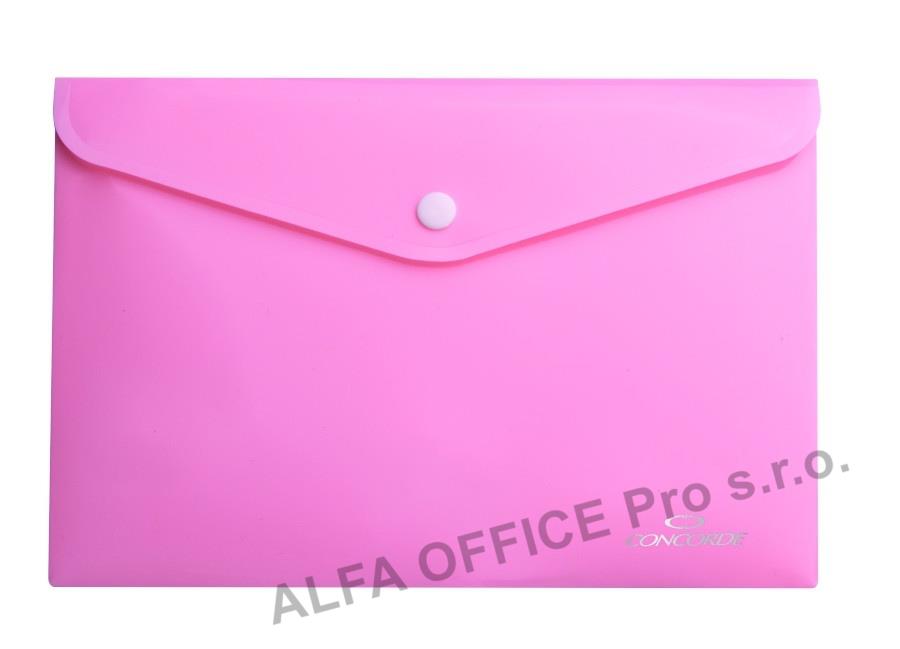 Spisové desky s drukem A4 - pastelově růžová