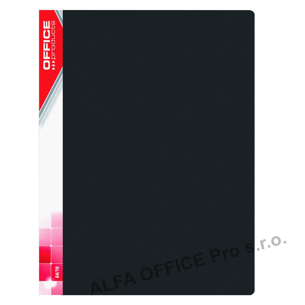 Prezentační desky A4 - 20 kapes / černá