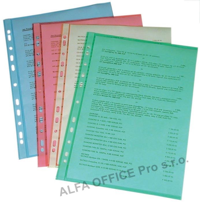 Závěsný obal A4 Copy barevný - A4 / modrá / 100 ks