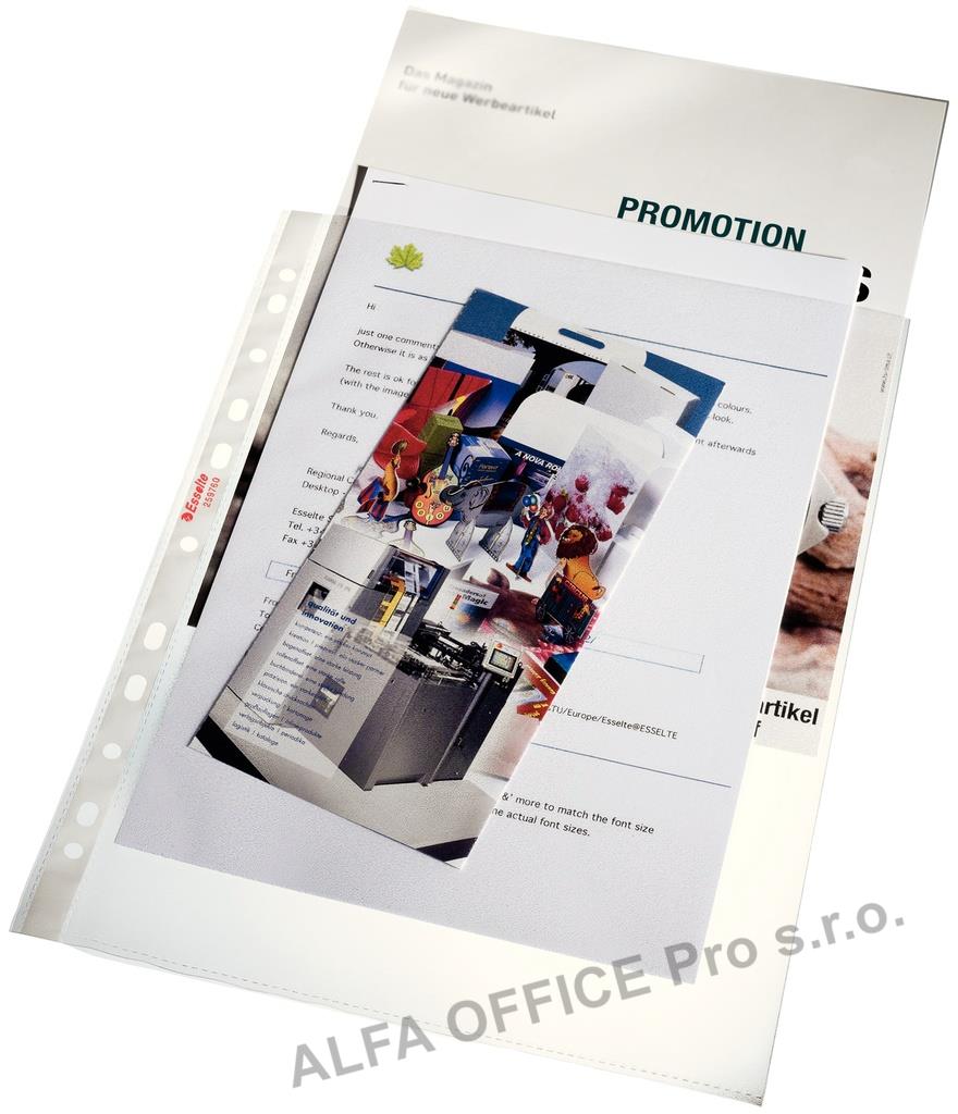 Obal závěsný A4 Extra široký 100mic / 25 ks