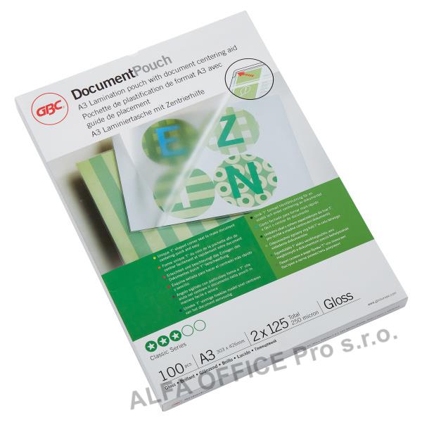 Laminovací pouzdra GBC A3 - 125 mic / 100 ks